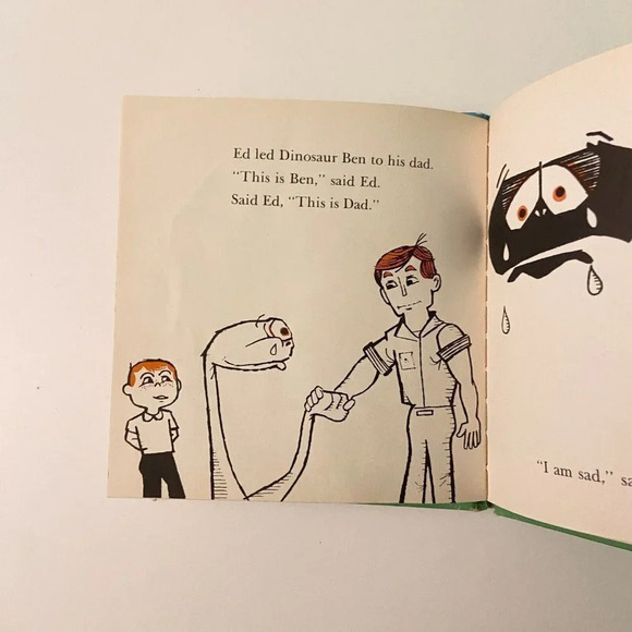 Vintage 1965 Dinosaur Ben An Early Start Preschool Reader Annie DeCaprio Book - Picture 13 of 16